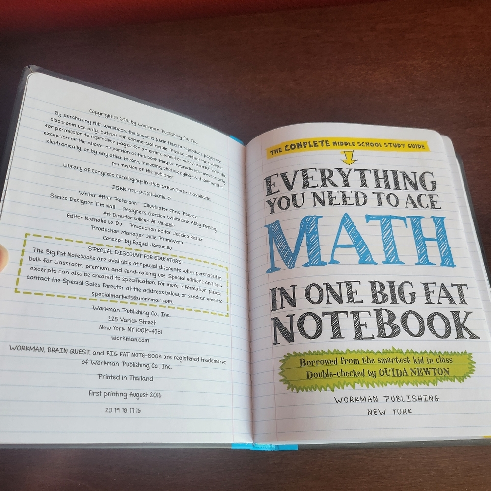 Everything You Need To Ace Math In One Big Fat Notebook - Picture 4 of 7